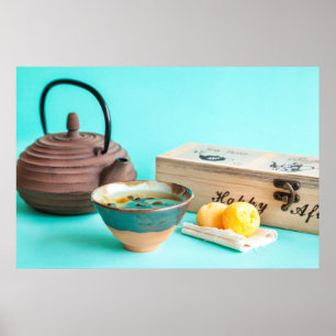 Tee für einen poster