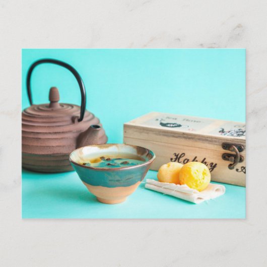 Tee für einen postkarte (Vorderseite)