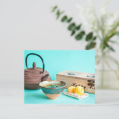 Tee für einen postkarte (Stehend Vorderseite)