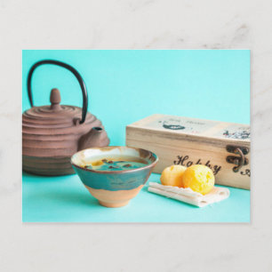 Tee für einen postkarte