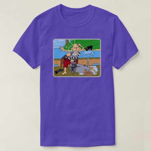 tee für ihn von dalDesignNZ (Design vorne)