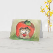 "Tee für" Karte des Gruß-zwei (Gelbe Blume)