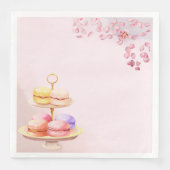 Tee für Twin Twin Baby Shower Napkins Serviette (Vorderseite)