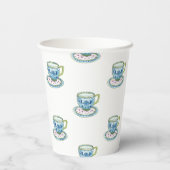 Tee für zwei Baby-Dusche Pappbecher (Rückseite)