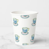 Tee für zwei Baby-Dusche Pappbecher (Vorderseite)