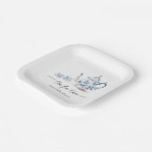 Tee für zwei Babyduschen Pappteller (Gewinkelt)