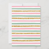 Tee für zwei Geburtstagspartys Einladung (Rückseite)