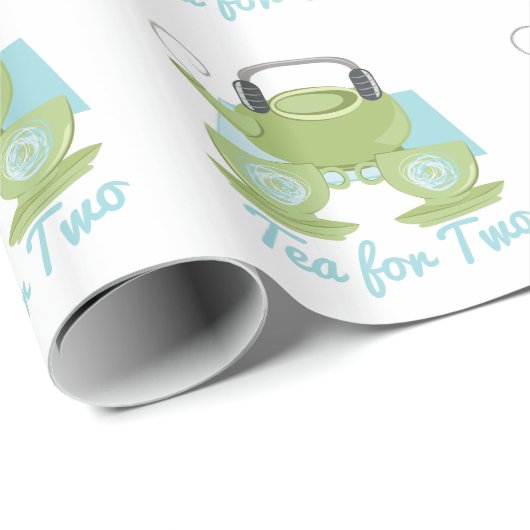 Tee für zwei geschenkpapier (Rolleneckpunkt)