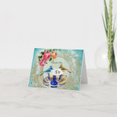 Tee für zwei leere Mitteilungskarten (Vorderseite)