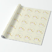 Tee für zwei Mädchen 2. Geburtstag Geschenkpapier (Ungerollt)