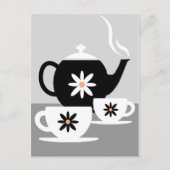 Tee für zwei Personen - Küche Postkarte (Vorderseite)