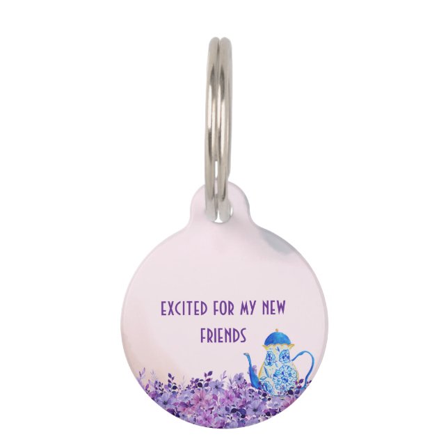 Tee für zwei Pet-Tag Haustiermarke (Vorderseite)