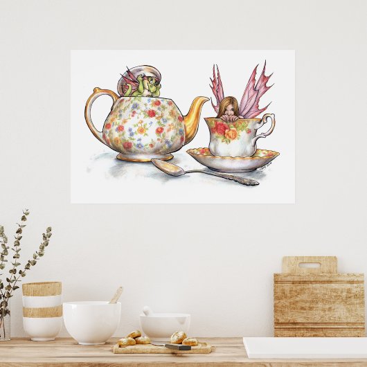 Tee für zwei Poster (Küche)