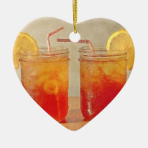 Tee für zwei südliche Art-Weckgläser süßen Te Keramik Ornament