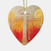 Tee für zwei südliche Art-Weckgläser süßen Tee Keramik Ornament (Links)