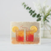 Tee für zwei südliche Mason Jars von Sweet Tea Postkarte (Stehend Vorderseite)