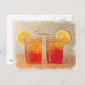 Tee für zwei südliche Mason Jars von Sweet Tea Postkarte (Vorne/Hinten)