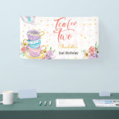 Tee für zwei, Tee zum Geburtstag Banner (Messe)