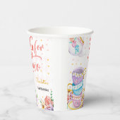 Tee für zwei, Tee zum Geburtstag Pappbecher (Rechts)