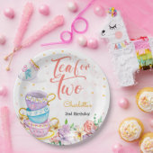 Tee für zwei, Tee zum Geburtstag Pappteller (Party)