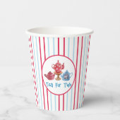 Tee für zwei Tepots 8oz Paper Cup Pappbecher (Vorderseite)