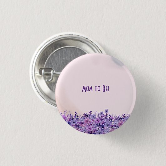 Tee für zwei Twins Mama zu sein Button (Vorne & Hinten)