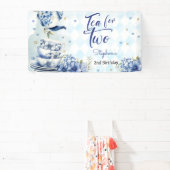 Tee für zwei, zweiter Geburtstag für Kinder Banner (InSitu)