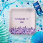 Tee für zwei Zwillinge Blumenspülung Pappteller (Party)