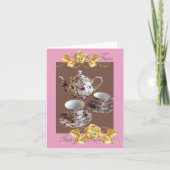 Tee für Zweitkarten Dankeskarte (Vorderseite)