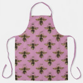 Tee-Garden-Bienenreihe Design 4 Schürze (Vorderseite)