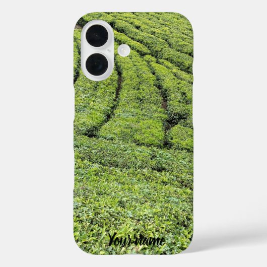 Tee-Gärten von Munnar auf Apple Iphone 16 Hülle (Rückseite)