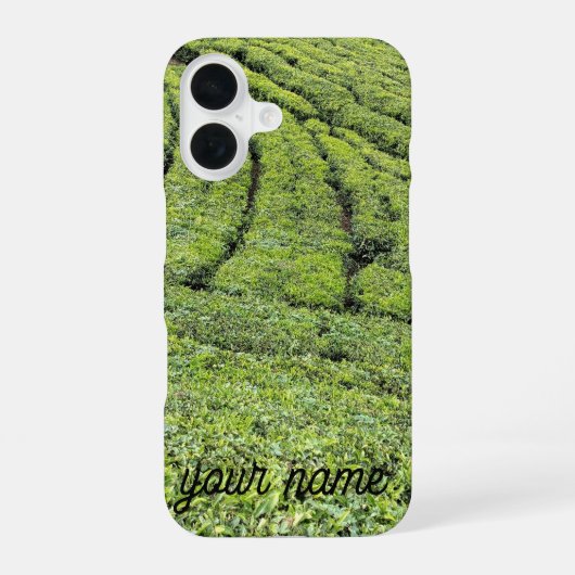 Tee-Gärten von Munnar auf Apple Iphone 16 Hülle (Rückseite)