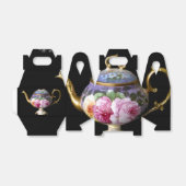 TEE-GASTGESCHENK-KARTE (KABELKABEL-STIL) GESCHENKSCHACHTEL (Ungefaltet)