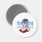 TEE Geborene Fashionista Magnet (Vorderseite/Rückseite)