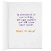 Tee-Geburtstagskarte für einen Freund (Innen (Rechts))