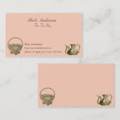 Tee-Geschäfts-Visitenkarten Visitenkarte (Vorne/Hinten)