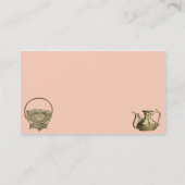 Tee-Geschäfts-Visitenkarten Visitenkarte (Rückseite)