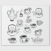 Tee Geschenkpapier (Flach)