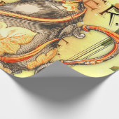 Tee Golden Summer Ephemera Entdeckungsreise Pap Geschenkpapier (Ecke)