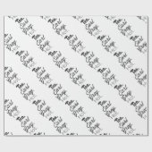 Tee - Graf-graues heißes Geschenkpapier (Flach)