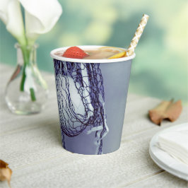 Tee Gray Geburtstagsparty Net & Volleyball Sports Pappbecher