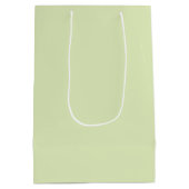 Tee Green Solid Blank Color Mittlere Geschenktüte (Rückseite)