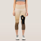 TEE Großartiger Ehemann Besser Leben Capri Leggings (Vorderseite)