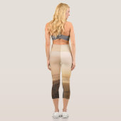 TEE Großartiger Ehemann Besser Leben Capri Leggings (Rückseite)