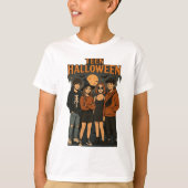 Tee Halloween Night Kids Basic T - Shirt (Vorderseite)