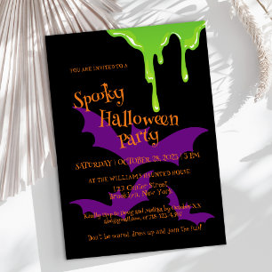 Tee-Halloween-Party Einladung
