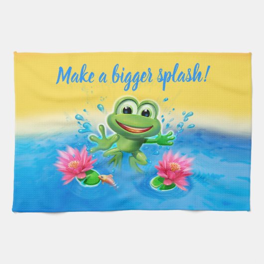 Tee Handtuch Leap Frog Design. (Horizontal)