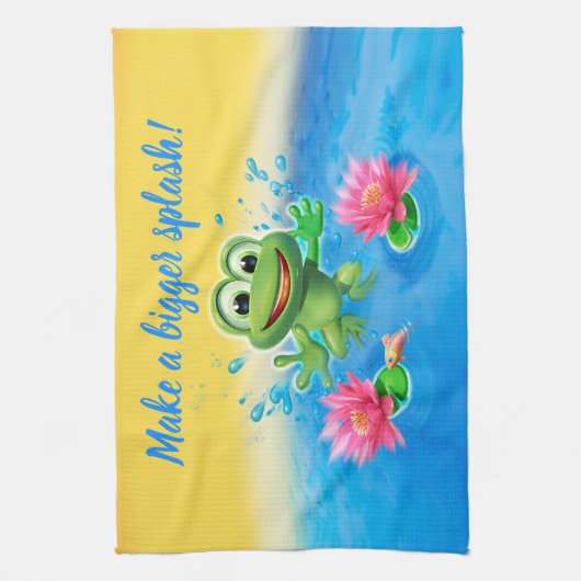 Tee Handtuch Leap Frog Design. (Vertikal)