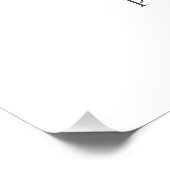 Tee-Hochzeitsgeschenke Poster (Ecke)