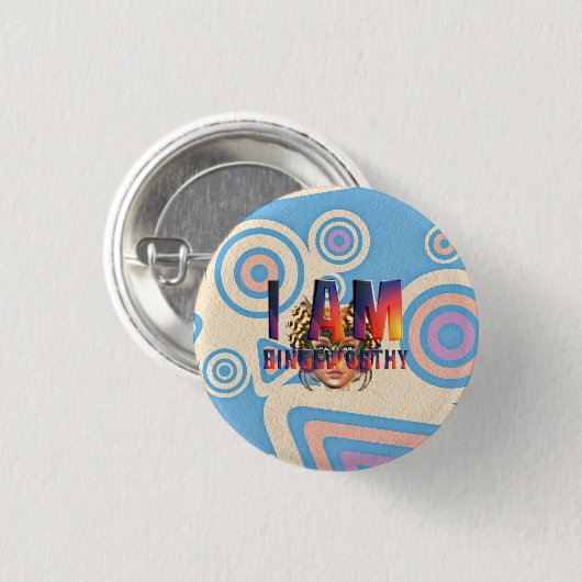 TEE Ich bin binge-würdig Button (Vorne & Hinten)